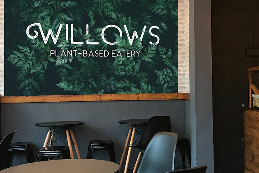 Willows Plant-Based Eatery Mural